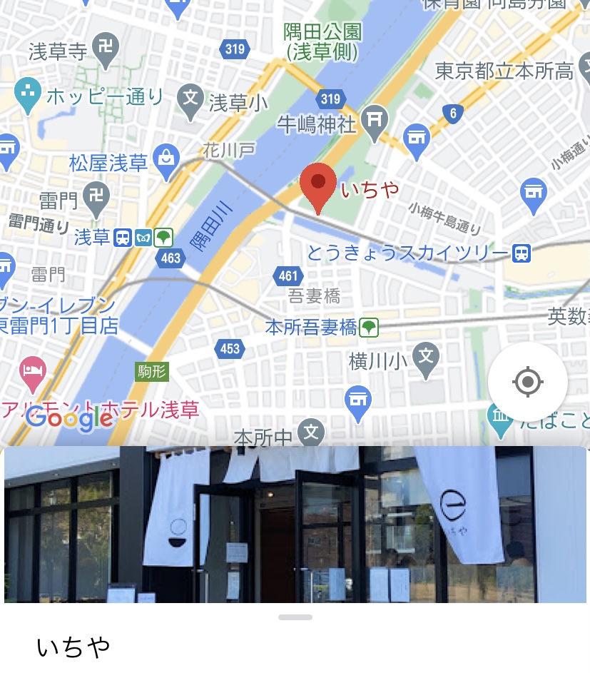 ”いちや 東京ミズマチ店”の地図